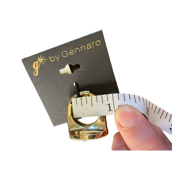 g by Gennaro Black Circle Shimmer Ring - Picture 6 of 7